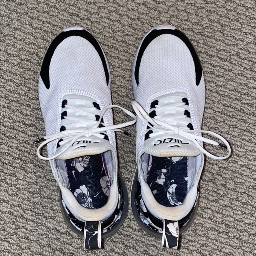 Black and White Nike Air Max Sneakers